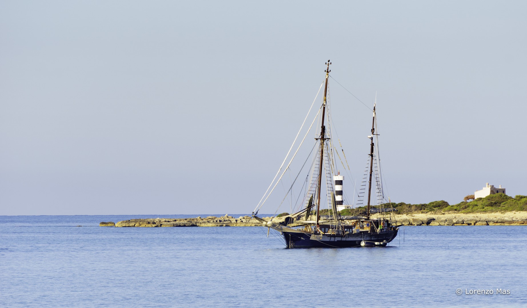 Classic sailboat Mallorca