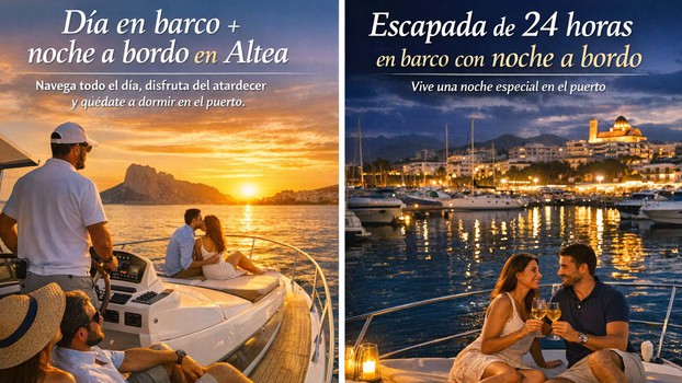 ESCAPADA 24 EN BARCO EN ALTEA