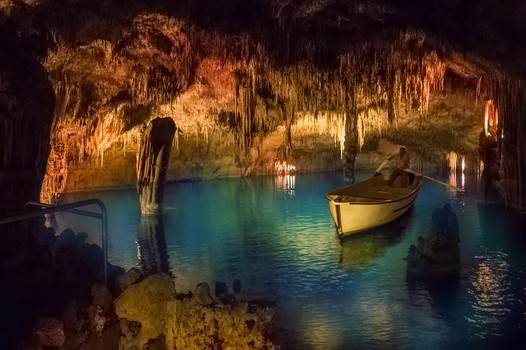 Caves of Drach boat