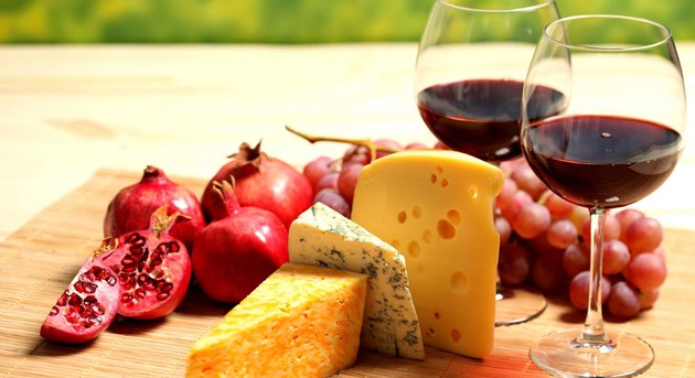 wine and cheese taste